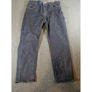 Everlane Jeans Womens 33 High Rise Straight Dark Wash Denim See Condition Photo